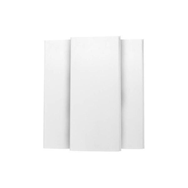 Panel PVC Blanco Madera Mate 0.25 x 6.00 mts