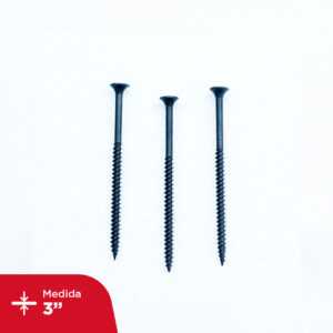 Tornillo de 3 pulgadas punta fina