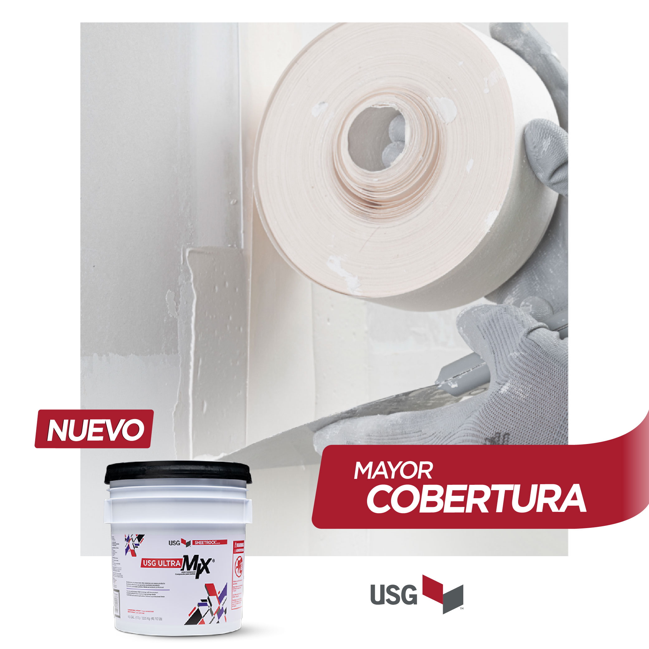 USG UltraMix® 22.5KG (Cubeta) - Imagen 2
